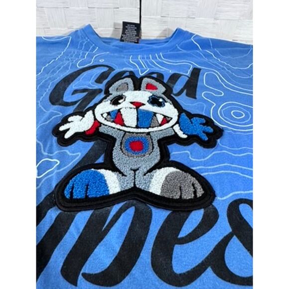 "SOUTHPOLE" Good Vibes T-Shirt,Vintage, Y2K, Street‎ Wear, 3-D Bunny, Hip Hop - Picture 2 of 10